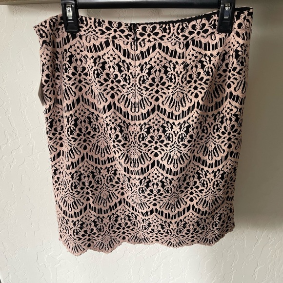 Halogen| Crotchet Lace Skirt with Scalloped Detail, Size 10•••Boho Style, NWT - Picture 4 of 8